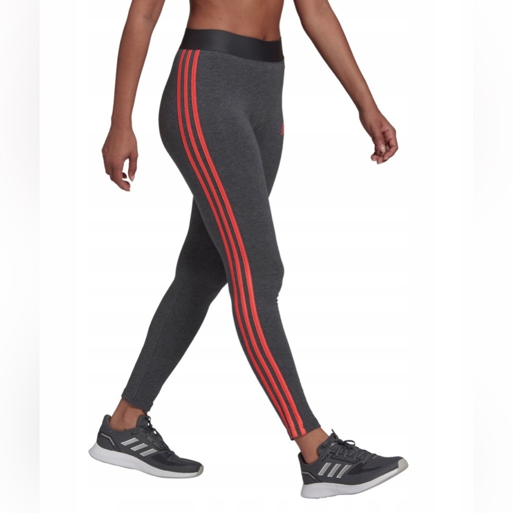 NWT Adidas Women’s Essential 3 Stripes Leggings - Picture 2 of 11